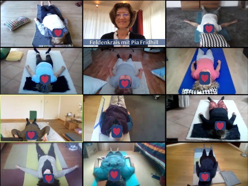 Feldenkrais Online-Kurse mit Pia Fridhill via Zoom